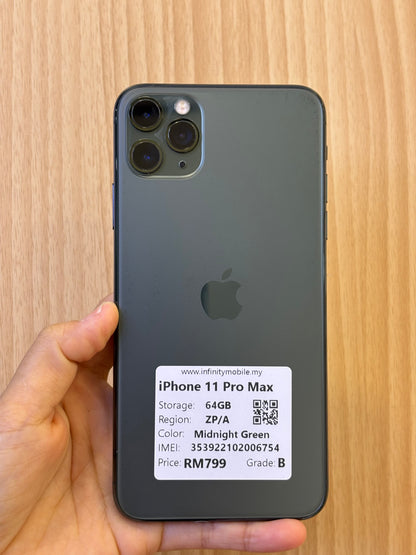 iPhone 11 Pro Max, 64GB (Grade B) *06754