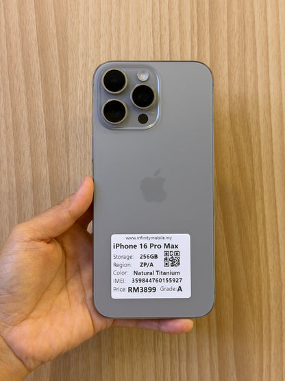 iPhone 16 Pro Max, 256GB (Grade A) *55927