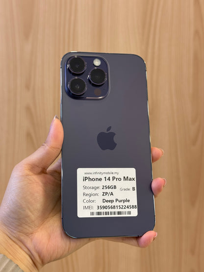 iPhone 14 Pro Max Deep Purple, 256GB (Grade B) *24588
