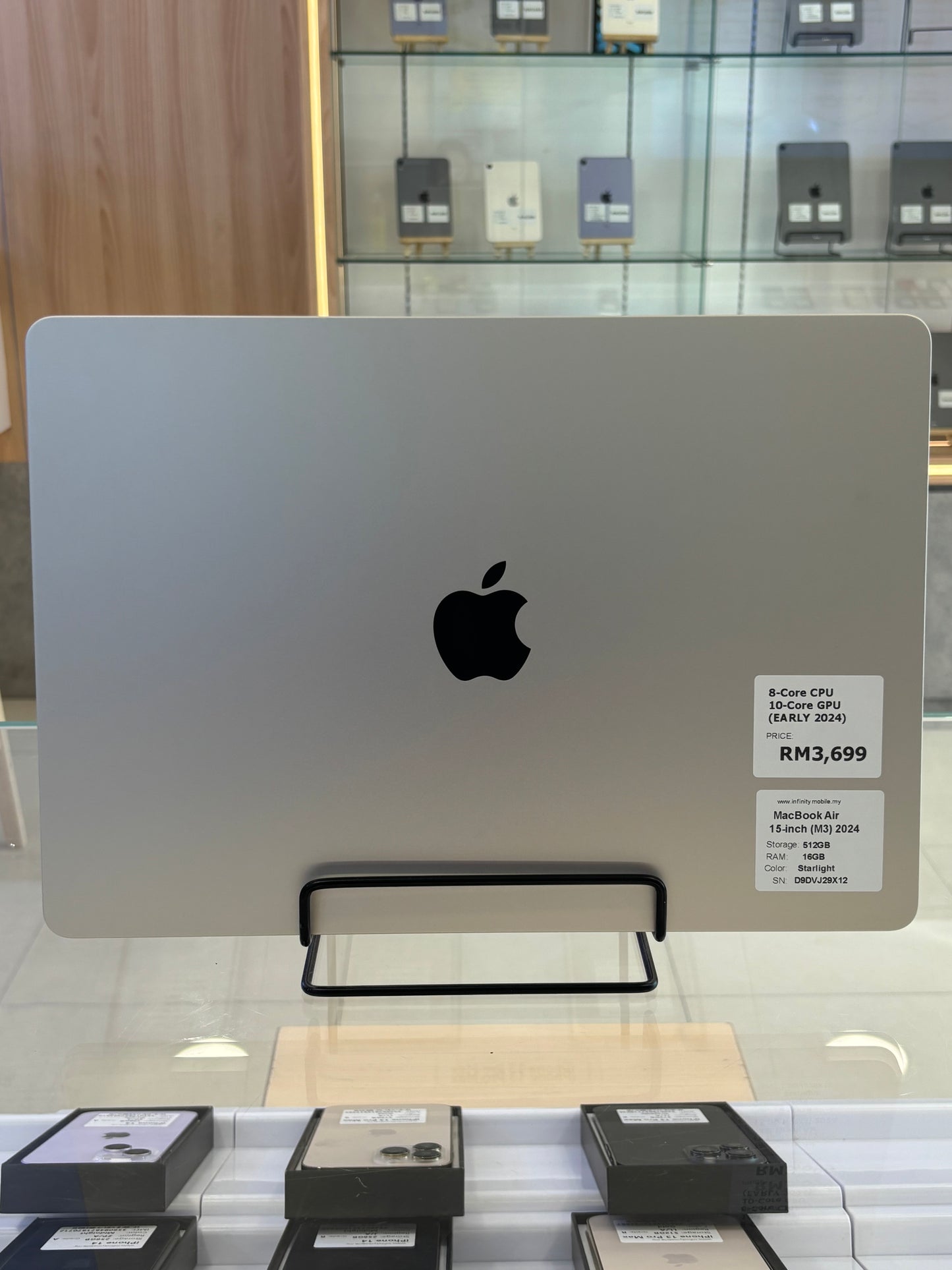 MacBook Air 15-inch (M3) 2024, 512GB *29X12