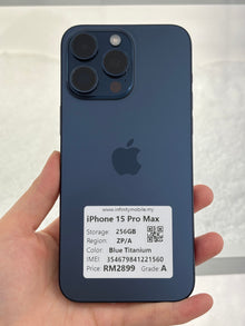 iPhone 15 Pro Max, 256GB (Grade A) *21560