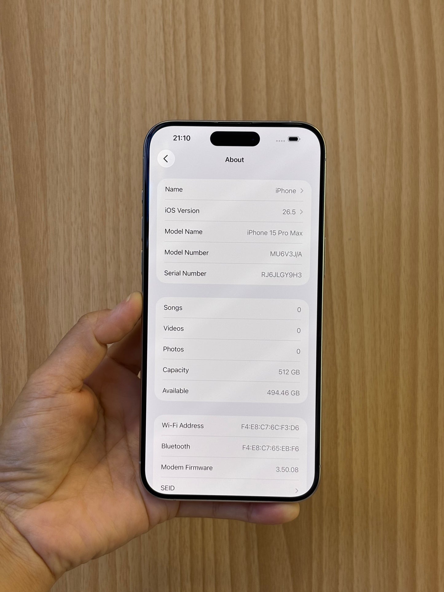iPhone 15 Pro Max, 512GB (Grade B) *98392