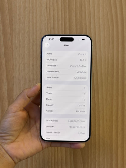 iPhone 15 Pro Max, 512GB (Grade B) *98392