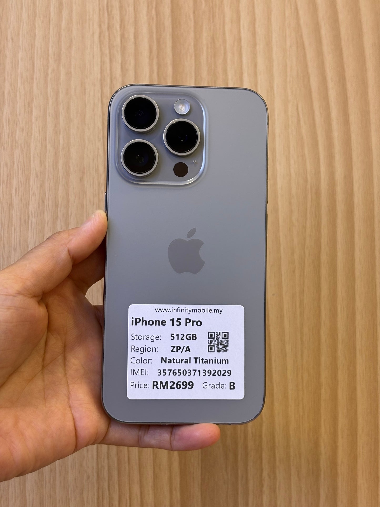 iPhone 15 Pro, 512GB (Grade B) *92029
