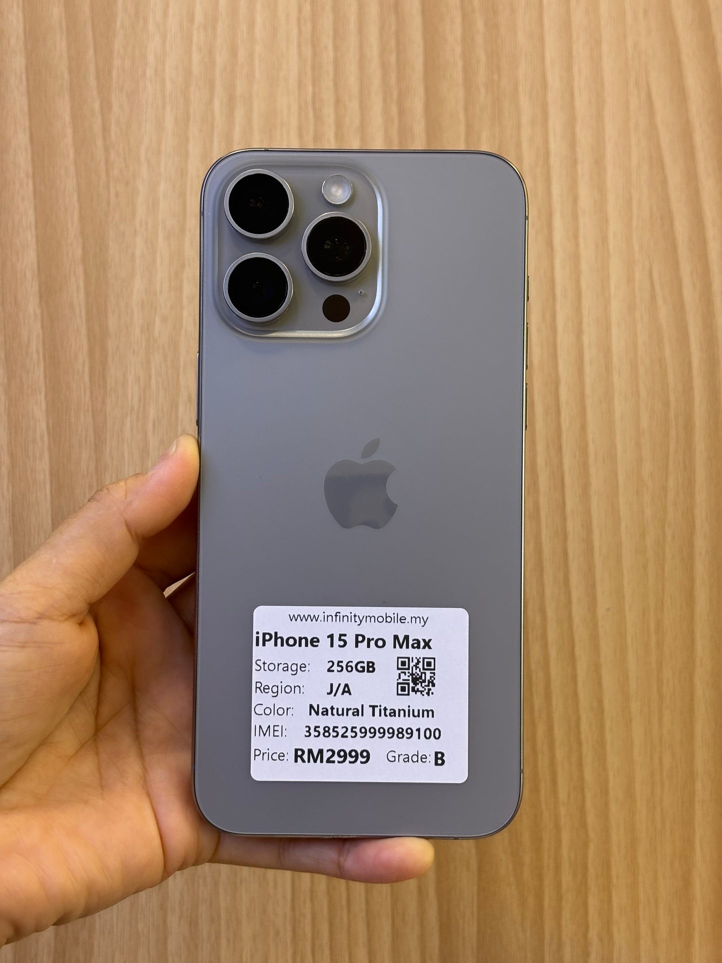 iPhone 15 Pro Max, 256GB (Grade B) *89100