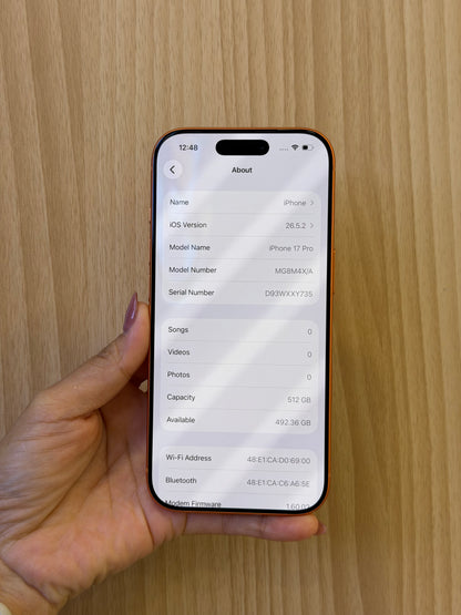 iPhone 17 Pro, 512GB (Grade A) *20009
