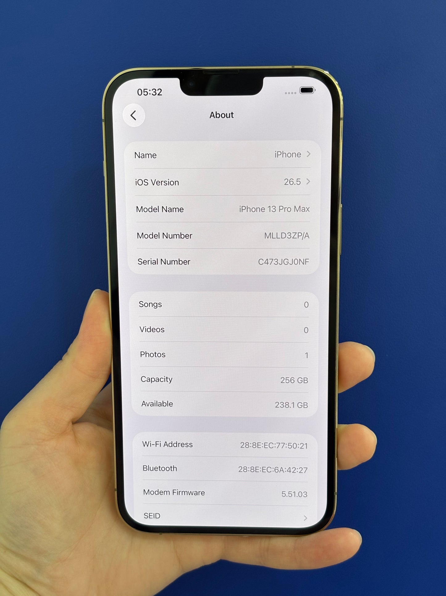 iPhone 13 Pro Max, 256GB (Grade AB) *53769