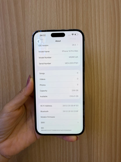 iPhone 14 Pro Max, 256GB (Grade A) *99945