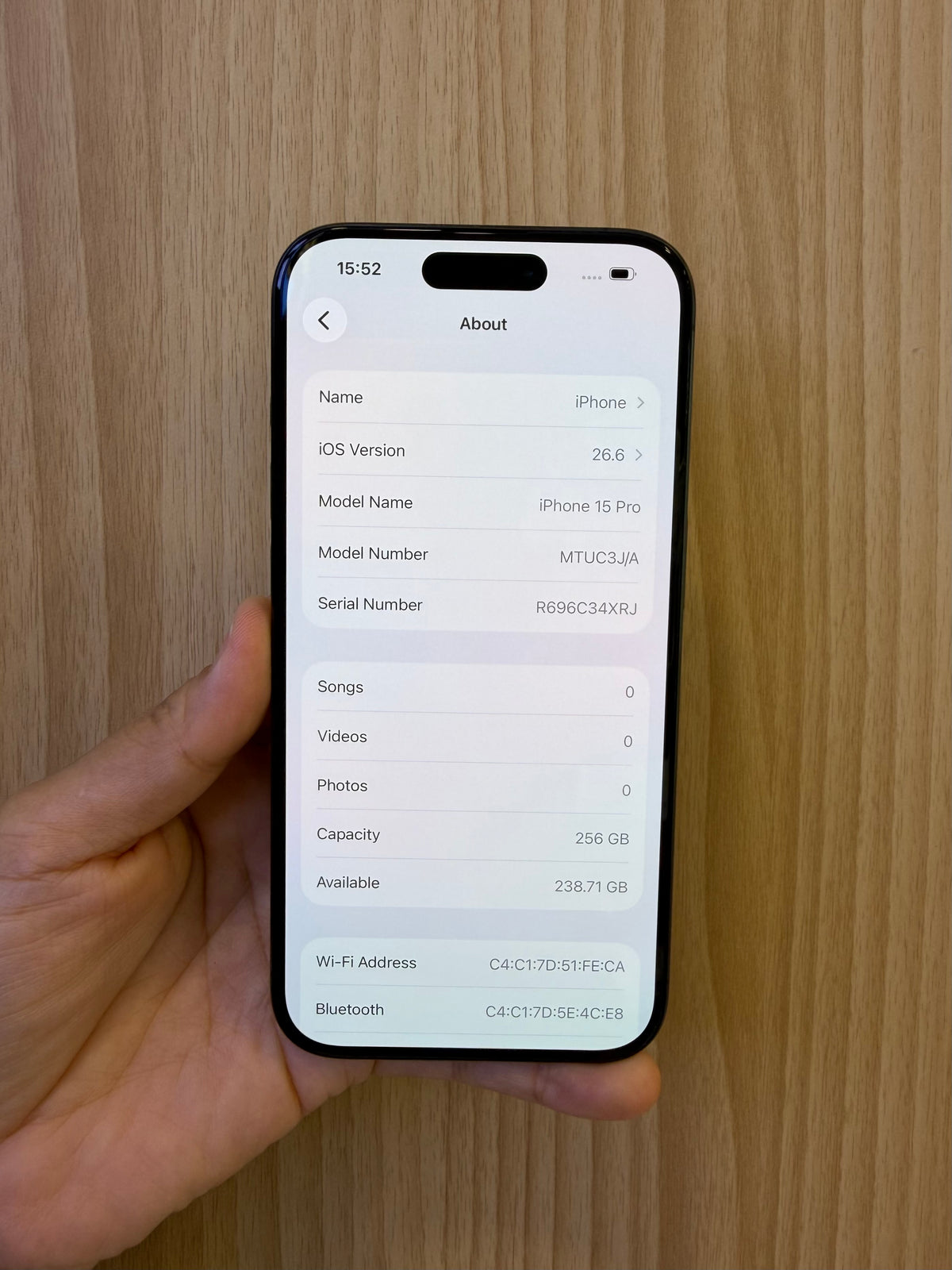 iPhone 15 Pro, 256GB (Grade A) *04846