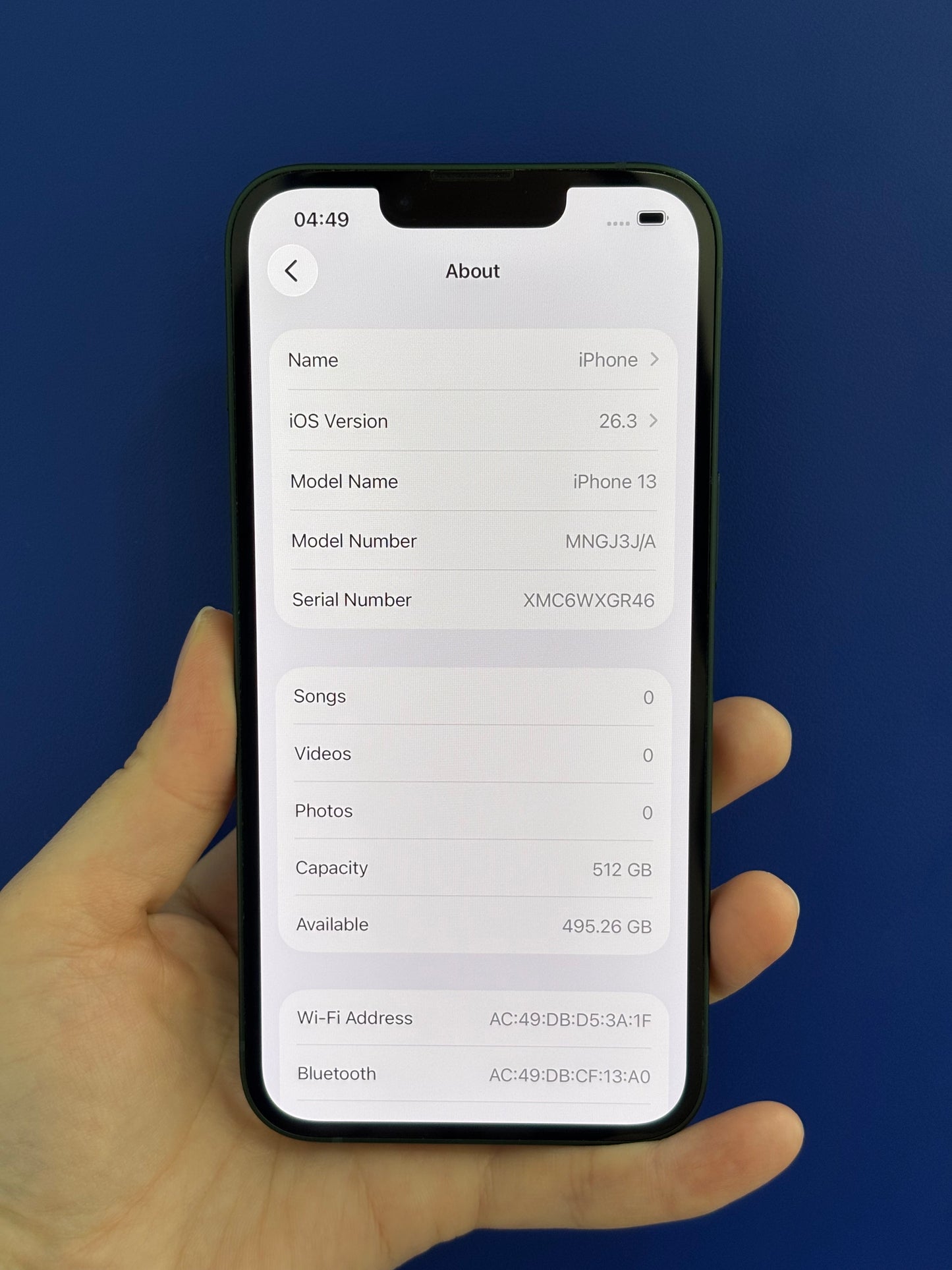 iPhone 13, 512GB (Grade AB) *87365