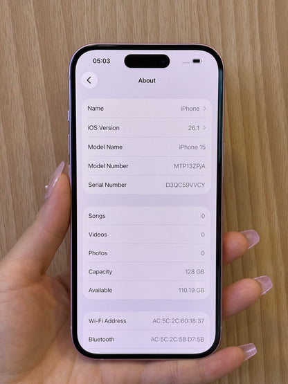 iPhone 15, 128GB (Grade A) *52640