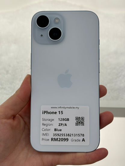 iPhone 15, 128GB (Grade A) *31578