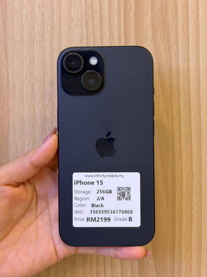 iPhone 15, 256GB (Grade B) *70868