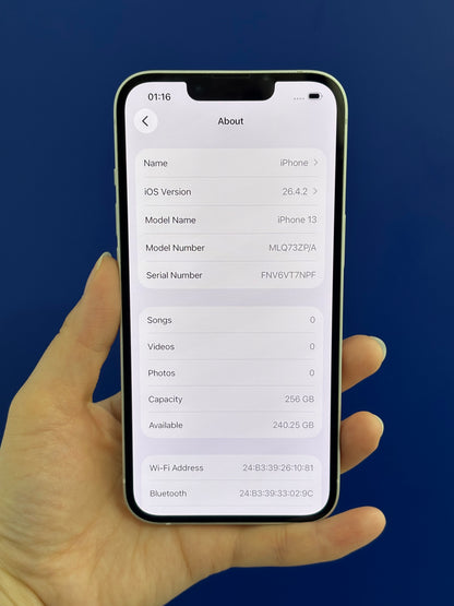 iPhone 13, 256GB (Grade A) *34527
