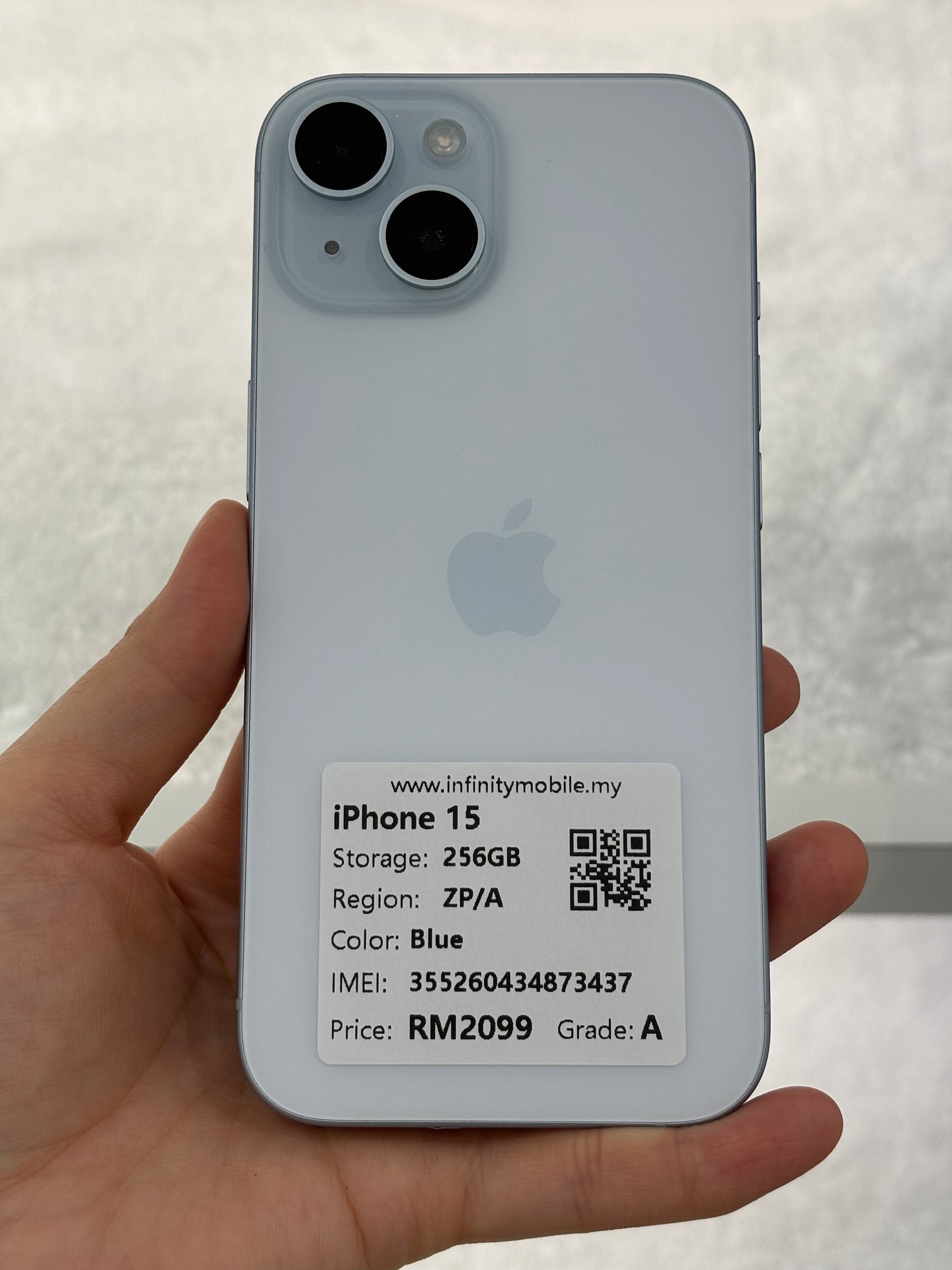 iPhone 15, 256GB (Grade A) *73437