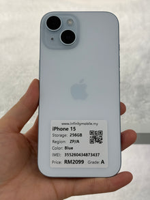 iPhone 15, 256GB (Grade A) *73437