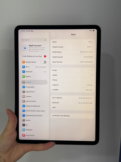 iPad Pro 11-inch 1st Wi-Fi, 256GB (Grade A) *9KD6M