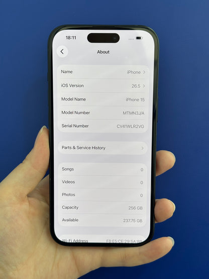 iPhone 15, 256GB (Grade B) *31682