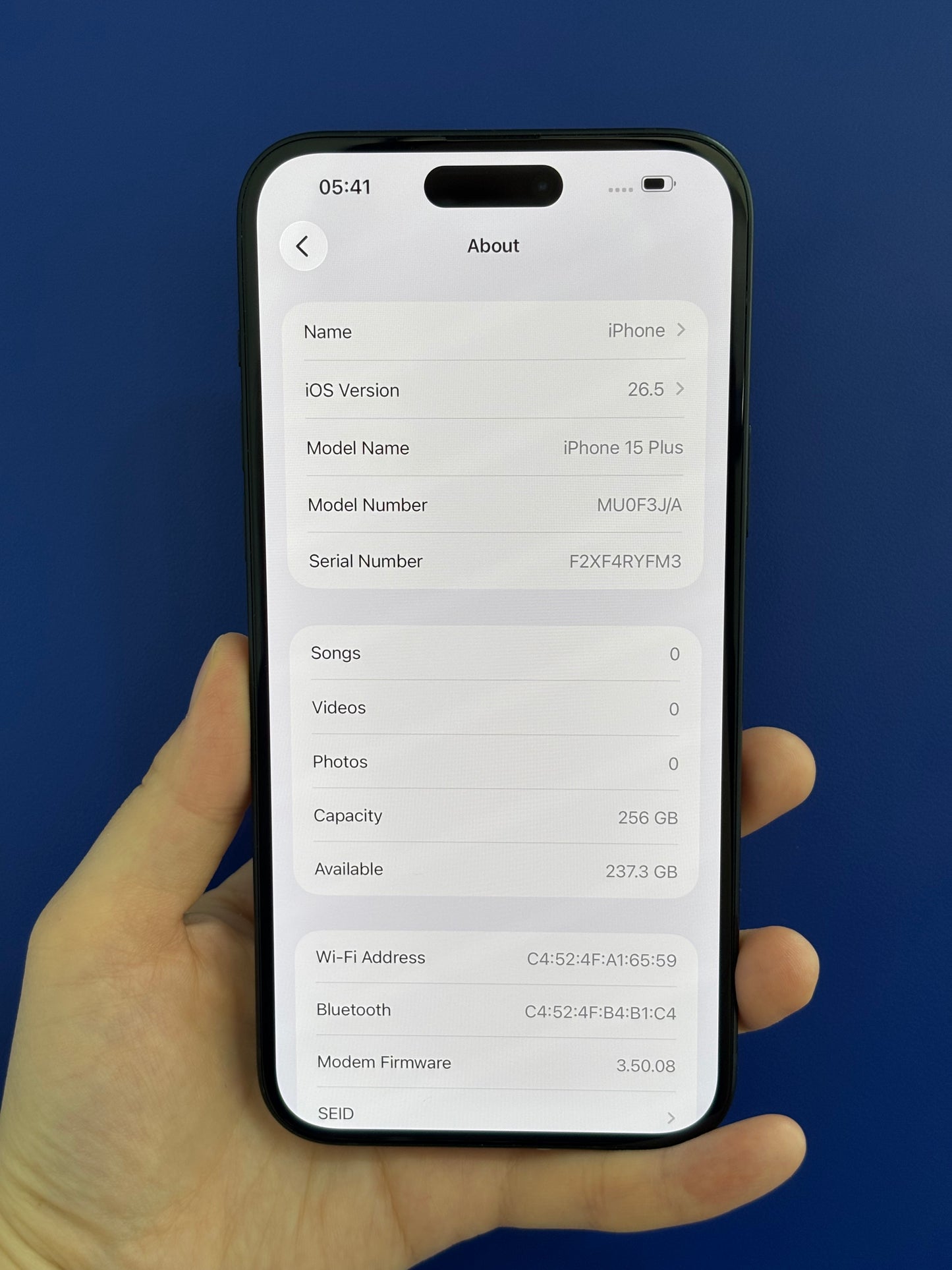 iPhone 15 Plus, 256GB (Grade A) *29912