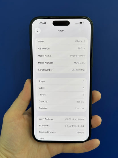 iPhone 15 Plus, 256GB (Grade A) *29912