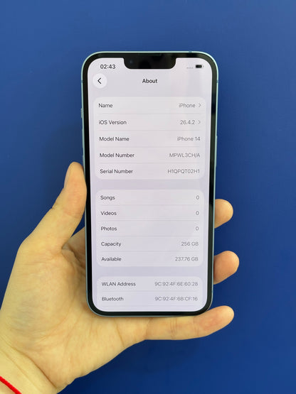 iPhone 14, 256GB (Grade A) *85832