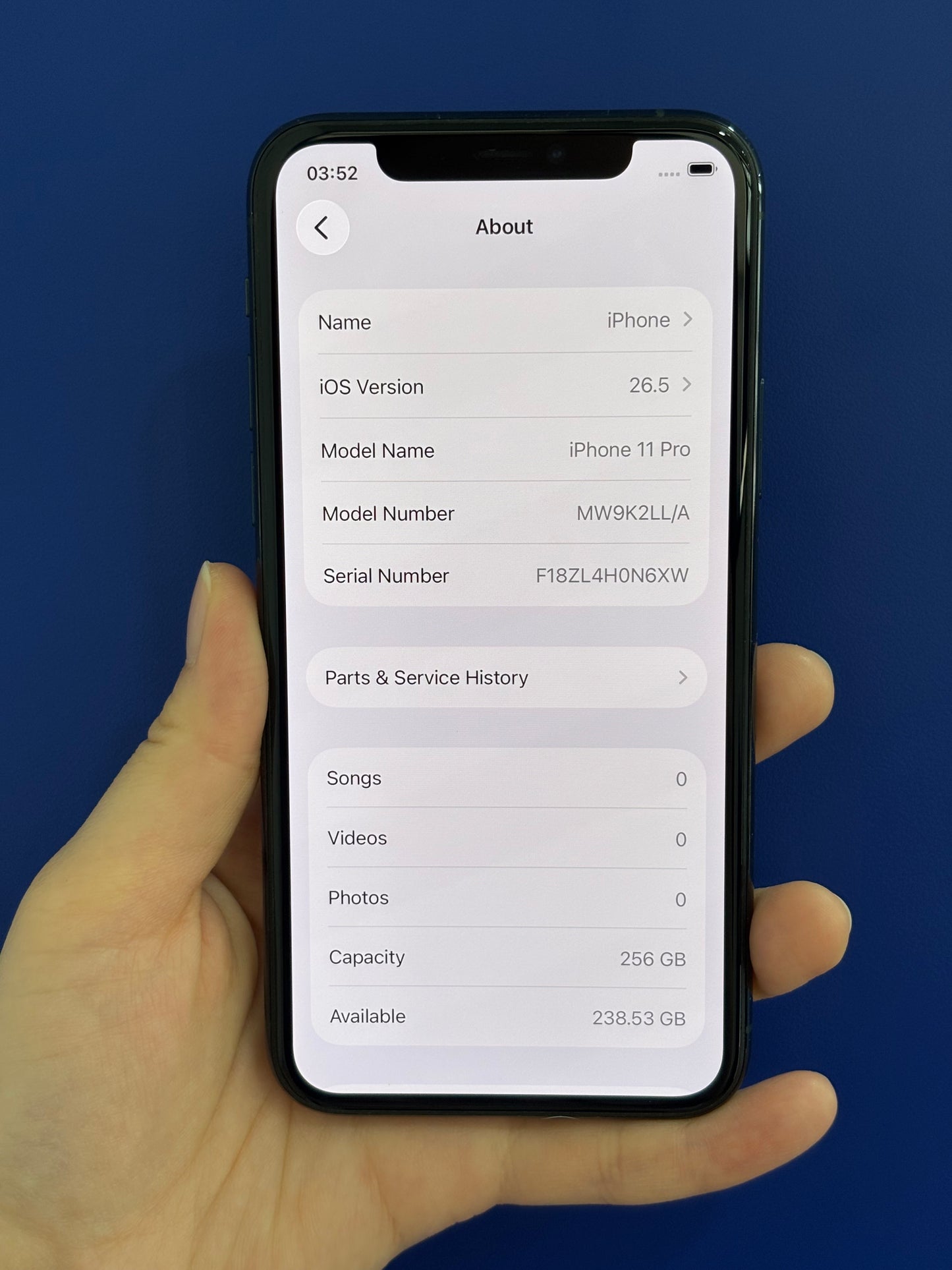iPhone 11 Pro, 256GB (Grade AB) *87513