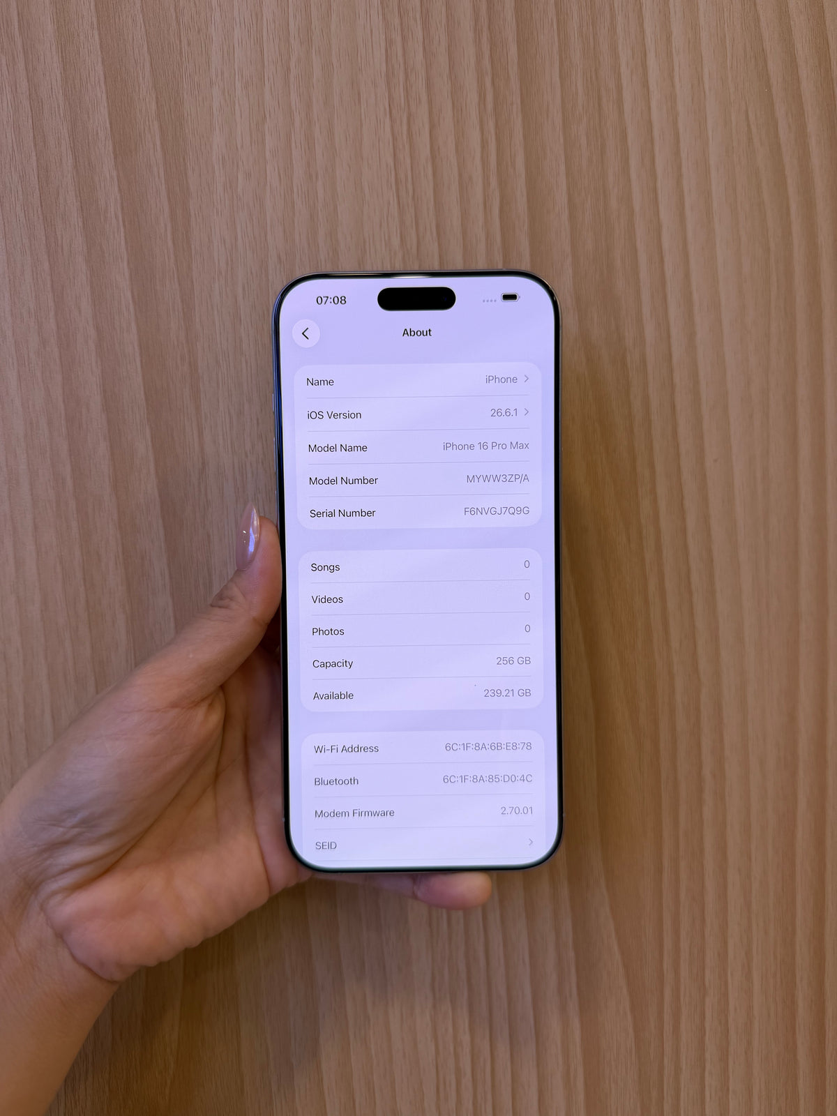 iPhone 16 Pro Max, 256GB (Grade A) *30384