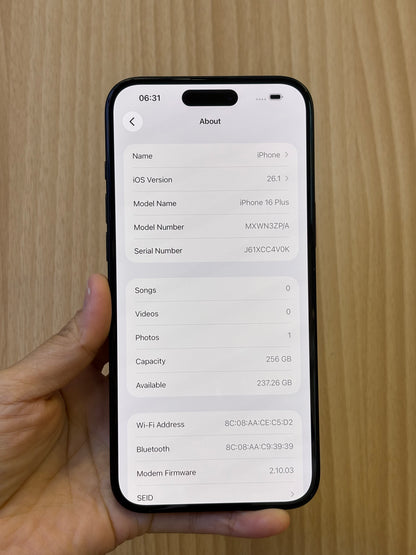 iPhone 16 Plus, 256GB (Grade A) *23094