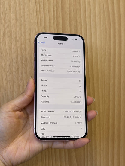 iPhone 15, 256GB (Grade A) *00581