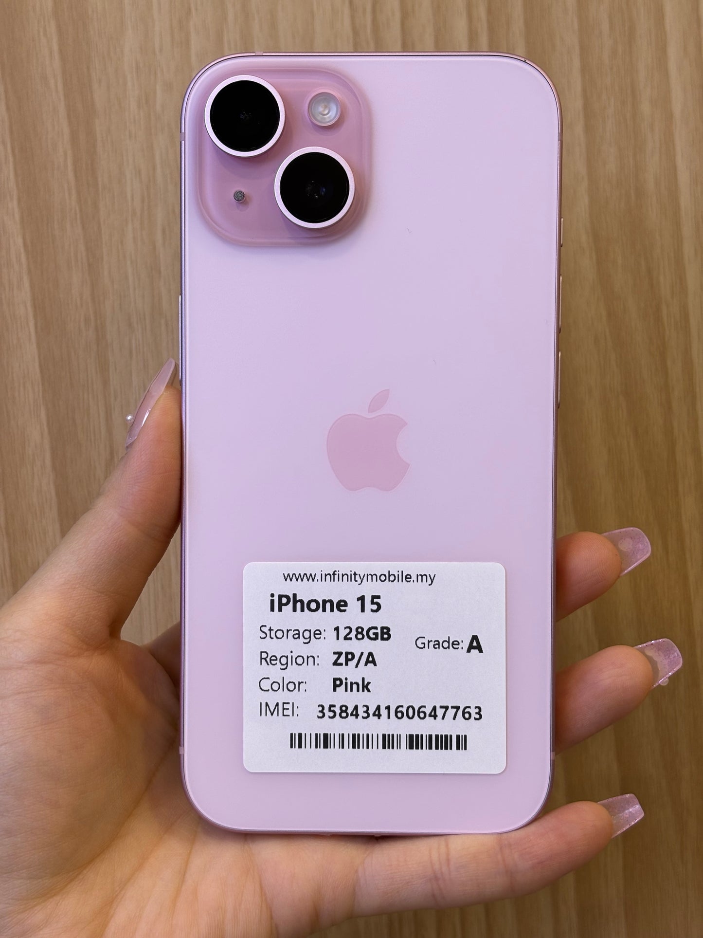 iPhone 15, 128GB (Grade A) *47763