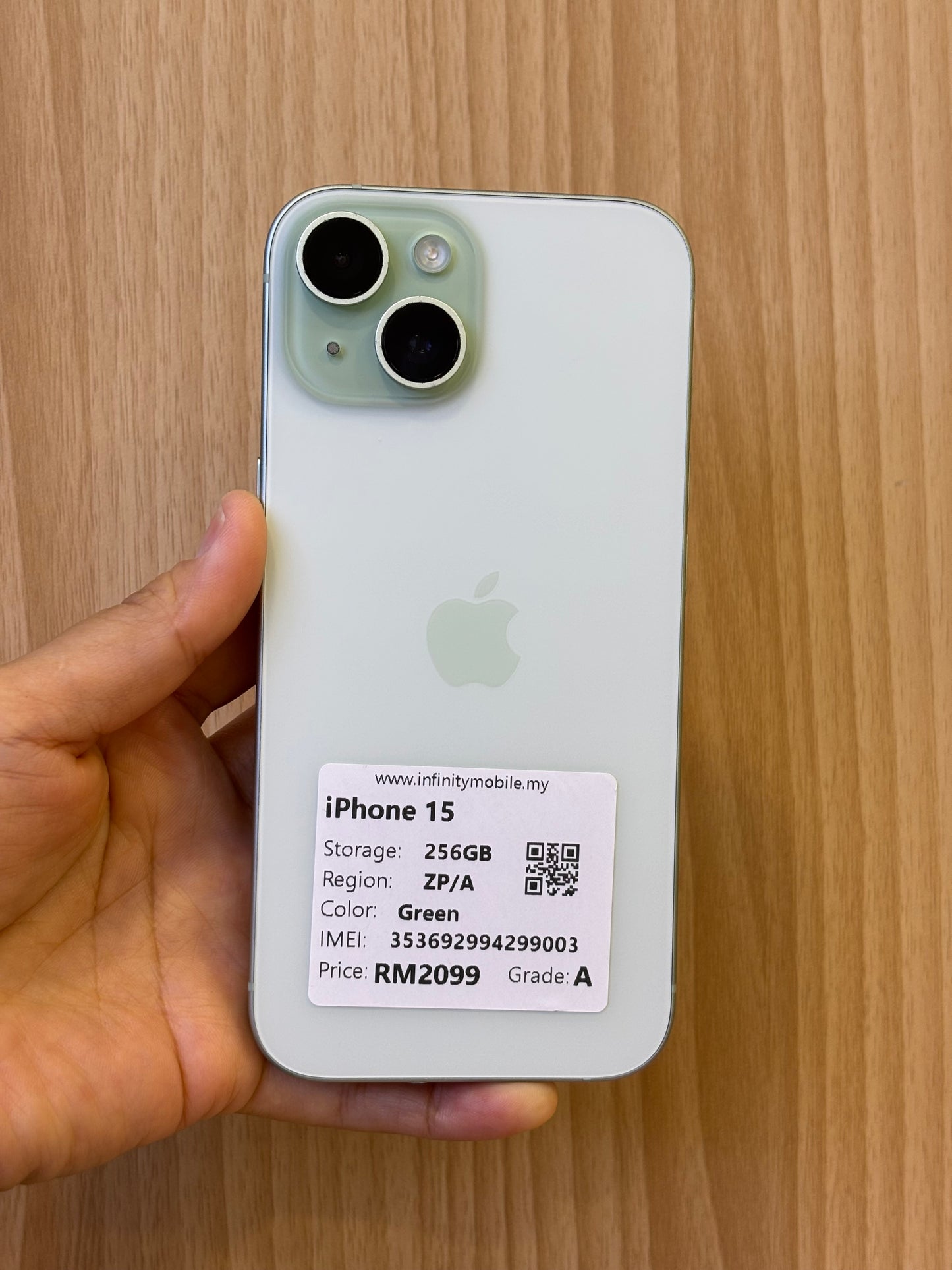 iPhone 15, 256GB (Grade A) *99003