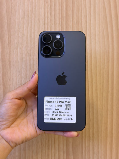 iPhone 15 Pro max, 256GB (Grade A) *22958
