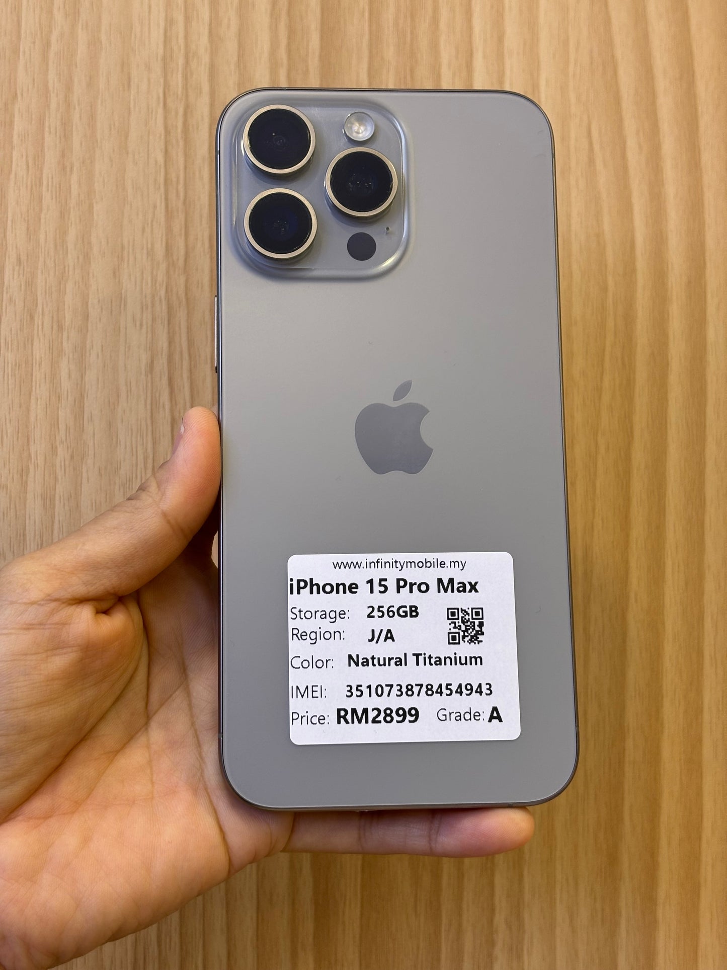 iPhone 15 Pro Max, 256GB (Grade A) *54943