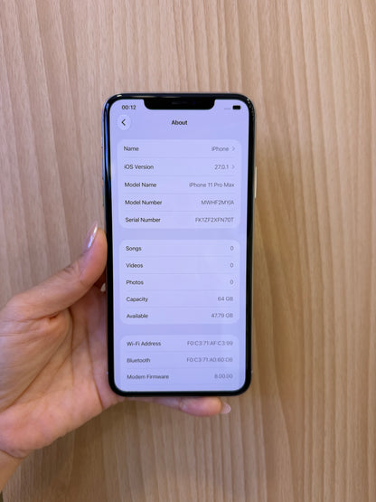 iPhone 11 Pro Max, 64GB (Grade AB) *39551