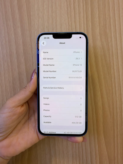 iPhone 13, 512GB (Grade AB) *07139